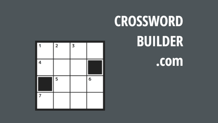 Crossword Builder Com クロスワードビルダー ドットコム